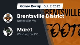 Recap: Brentsville District  vs. Maret  2022