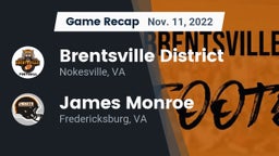 Recap: Brentsville District  vs. James Monroe  2022