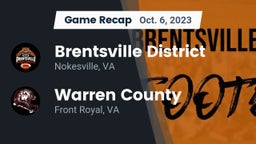 Recap: Brentsville District  vs. Warren County  2023