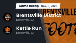 Recap: Brentsville District  vs. Kettle Run  2023