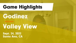 Godinez  vs Valley View  Game Highlights - Sept. 24, 2022