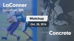Matchup: LaConner vs. Concrete 2016