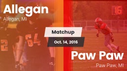 Matchup: Allegan vs. Paw Paw  2016