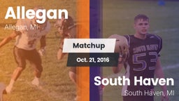 Matchup: Allegan vs. South Haven  2016