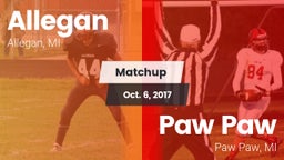 Matchup: Allegan vs. Paw Paw  2017