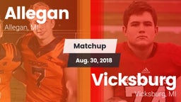 Matchup: Allegan vs. Vicksburg  2018