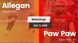 Matchup: Allegan vs. Paw Paw  2018