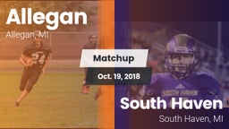 Matchup: Allegan vs. South Haven  2018