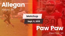 Matchup: Allegan vs. Paw Paw  2019