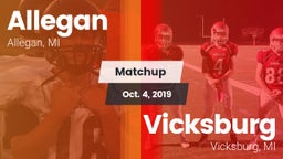 Matchup: Allegan vs. Vicksburg  2019