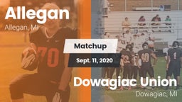 Matchup: Allegan vs. Dowagiac Union 2020