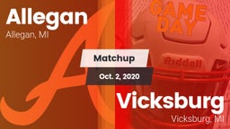 Matchup: Allegan vs. Vicksburg  2020