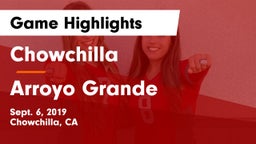 Chowchilla  vs Arroyo Grande  Game Highlights - Sept. 6, 2019