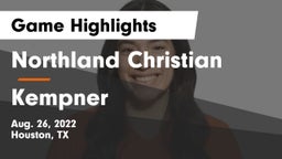 Northland Christian  vs Kempner  Game Highlights - Aug. 26, 2022