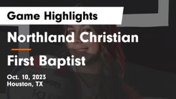 Northland Christian  vs First Baptist Game Highlights - Oct. 10, 2023
