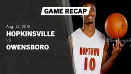 Recap: Hopkinsville  vs. Owensboro  2016
