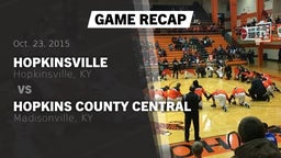 Recap: Hopkinsville  vs. Hopkins County Central  2015