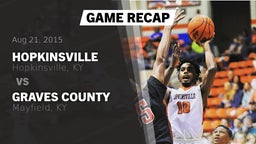 Recap: Hopkinsville  vs. Graves County  2015