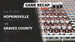 Recap: Hopkinsville  vs. Graves County  2016
