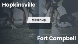 Matchup: Hopkinsville vs. Fort Campbell  2016