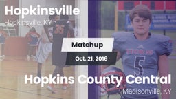 Matchup: Hopkinsville vs. Hopkins County Central  2016