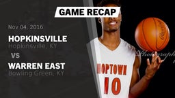 Recap: Hopkinsville  vs. Warren East  2016