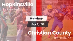 Matchup: Hopkinsville vs. Christian County  2017