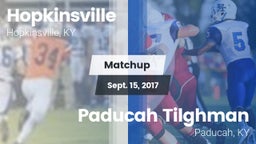 Matchup: Hopkinsville vs. Paducah Tilghman  2017