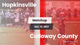 Matchup: Hopkinsville vs. Calloway County  2017