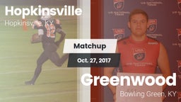 Matchup: Hopkinsville vs. Greenwood  2017