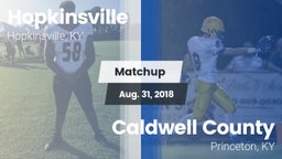 Matchup: Hopkinsville vs. Caldwell County  2018