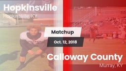 Matchup: Hopkinsville vs. Calloway County  2018