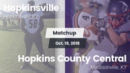 Matchup: Hopkinsville vs. Hopkins County Central  2018