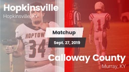 Matchup: Hopkinsville vs. Calloway County  2019