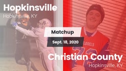 Matchup: Hopkinsville vs. Christian County  2020