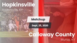 Matchup: Hopkinsville vs. Calloway County  2020
