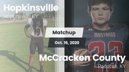 Matchup: Hopkinsville vs. McCracken County  2020