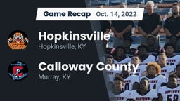 Recap: Hopkinsville  vs. Calloway County  2022