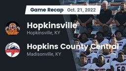Recap: Hopkinsville  vs. Hopkins County Central  2022