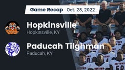 Recap: Hopkinsville  vs. Paducah Tilghman  2022