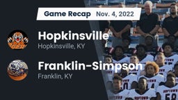 Recap: Hopkinsville  vs. Franklin-Simpson  2022