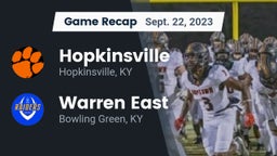 Recap: Hopkinsville  vs. Warren East  2023