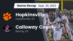 Recap: Hopkinsville  vs. Calloway County  2023