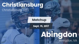 Matchup: Christiansburg vs. Abingdon  2017