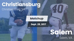 Matchup: Christiansburg vs. Salem  2017