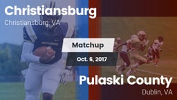Matchup: Christiansburg vs. Pulaski County  2017