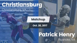 Matchup: Christiansburg vs. Patrick Henry  2017