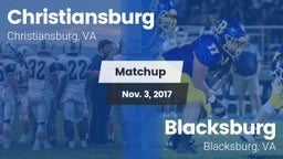 Matchup: Christiansburg vs. Blacksburg  2017