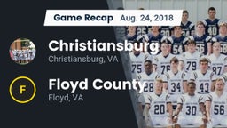 Recap: Christiansburg  vs. Floyd County  2018