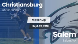 Matchup: Christiansburg vs. Salem  2018